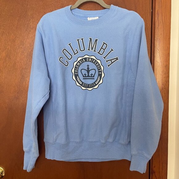 Champion Reverse Weave Columbia University Crew Neck Sweatshirt - Picture 1 of 3